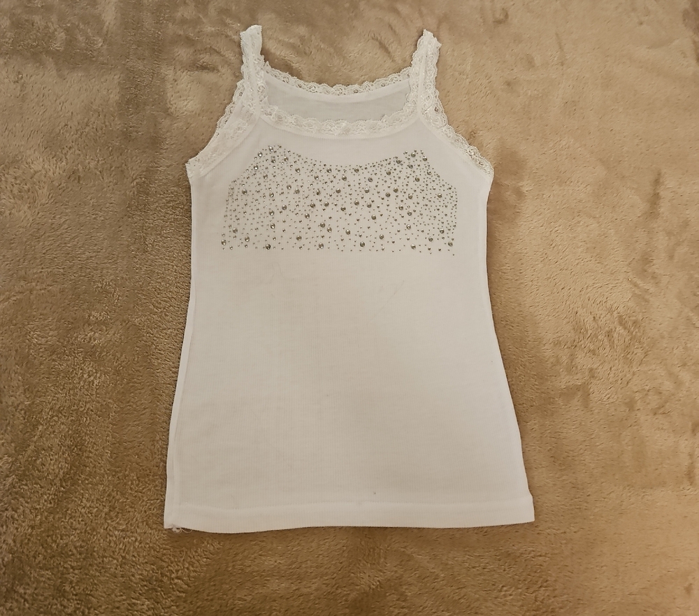 Source Unknown White Lace Camisole